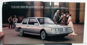 1983 Oldsmobile Cutlass Ciera Cutlass Supreme Cutlass Cruiser Options Brochure