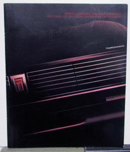 1986 Oldsmobile Toronado Color Options Available Features Sales Brochure