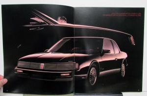1986 Oldsmobile Toronado Color Options Available Features Sales Brochure
