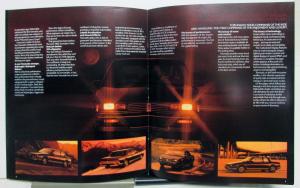 1986 Oldsmobile Toronado Color Options Available Features Sales Brochure