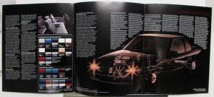 1986 Oldsmobile Toronado Color Options Available Features Sales Brochure
