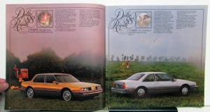 1986 Oldsmobile Delta 88 Royale 98 Regency Custom Cruiser Sales Brochure