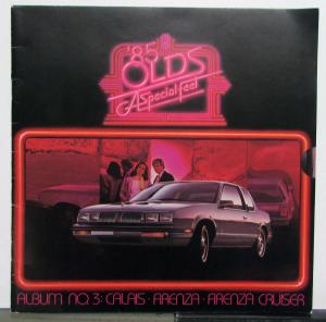 1985 Oldsmobile Calais Firenza Cruiser Options Accessories Sales Brochure