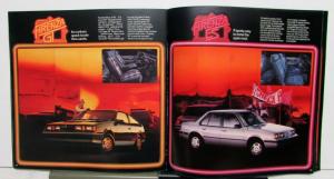 1985 Oldsmobile Calais Firenza Cruiser Options Accessories Sales Brochure
