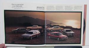 1985 Oldsmobile 98 Regency Delta 88 Royale Toronado Custom Cruiser Brochure