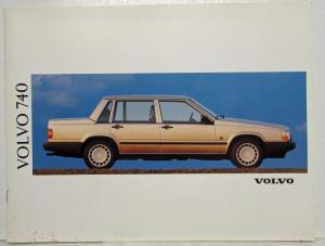 1991 Volvo 740 Sales Brochure - UK Market
