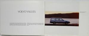 1991 Volvo 740 Sales Brochure - UK Market
