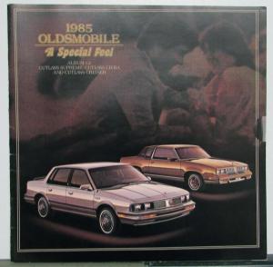 1985 Oldsmobile Cutlass Supreme Ciera Cruiser Options Sales Brochure