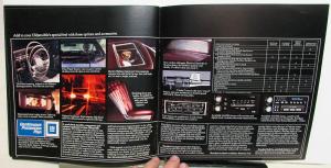 1984 Oldsmobile Toronado Caliente Ninety-Eight Regency Delta 88 Cruiser Brochure