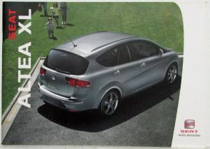 2008 SEAT Altea XL Sales Brochure - UK Market