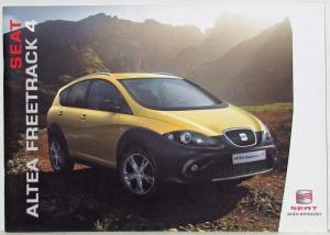 2008 SEAT Altea Freetrack 4 Sales Brochure - UK Market