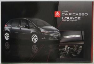 2008 Citroen C4 Picasso Lounge Special Edition Sales Brochure - UK Market RHD