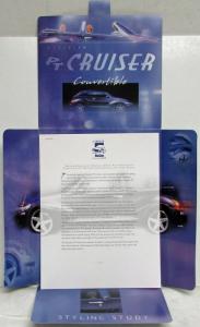 2001 Chrysler PT Cruiser Convertible Media Information Press Kit