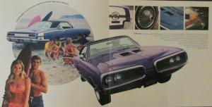 1970 Dodge Original Oversized Sales Brochure Coronet 500 Super Bee RT Wagons