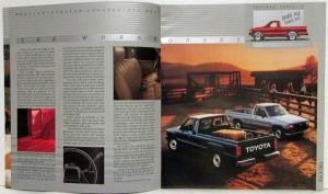 1987 Toyota Commercial Vans and Trucks Sales Brochure - Canadian