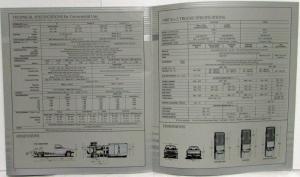 1987 Toyota Commercial Vans and Trucks Sales Brochure - Canadian