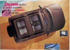 1995 Toyota RAV4 Fun Cruiser 4x4 Sales Brochure - French Text
