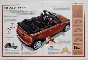 2004 MINI Convertible Encyclopedia of Open Motoring Sales Brochure