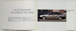 1990-1991 Volvo 440 Sales Brochure - UK Market