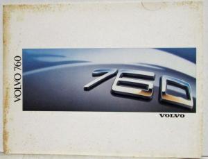 1988 Volvo 760 Sales Brochure - German Text