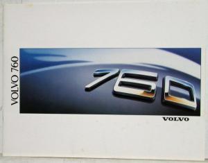 1988 Volvo 760 Sales Brochure - German Text