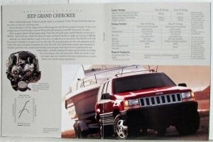 1993 Jeep Trailer Towing Textbook Brochure