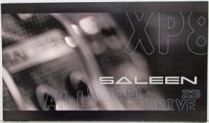 1998 Saleen XP8 Tri-fold Sales Brochure