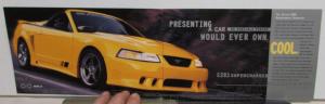 2001 Saleen S281 Supercharged Custom Ford Mustang Dealer Sales Brochure