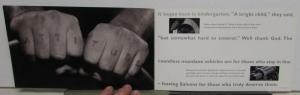 2001 Saleen S281 Supercharged Custom Ford Mustang Dealer Sales Brochure