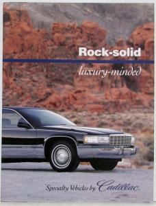 1995 Cadillac Specialty Vehicles Sales Folder