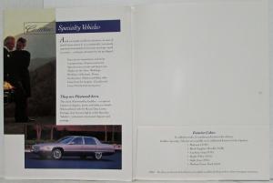 1995 Cadillac Specialty Vehicles Sales Folder