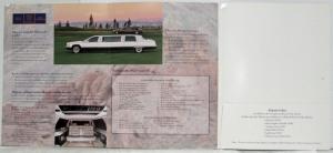 1995 Cadillac Specialty Vehicles Sales Folder