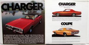1971 Dodge Original Charger Coronet Sales Brochure 500 SE Super Bee RT Wagons