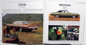 1971 Dodge Original Charger Coronet Sales Brochure 500 SE Super Bee RT Wagons