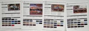 1995 Buick Spec Sheets with Promotional Sheet at Front and Back