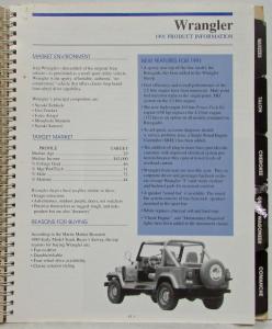 1991 Jeep and Eagle Feature and Benefit Salesperson Handbook