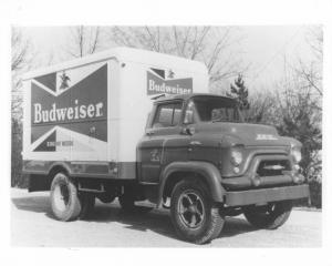 1955 GMC 450 Truck with Gerstenslager Body Press Photo 0326 - Budweiser Beer