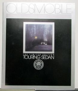 1987 Oldsmobile Touring Sedan The Limited Edition Diagram Specs Sales Brochure