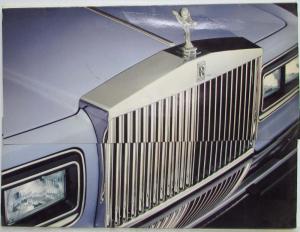 1990 Rolls-Royce Media Information Press Kit