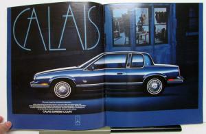 1987 Oldsmobile Calais Supreme Firenza Cruiser Options Specs Sales Brochure