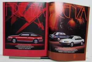 1987 Oldsmobile Calais Supreme Firenza Cruiser Options Specs Sales Brochure