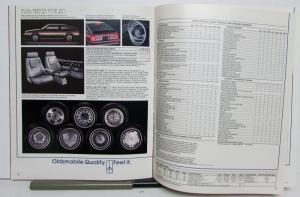 1987 Oldsmobile Calais Supreme Firenza Cruiser Options Specs Sales Brochure