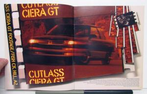 1987 Oldsmobile Toronado Trofeo Cutlass Ciera 442 Firenza GT Specs Brochure