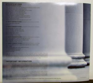 2007 Chevrolet Suburban Diagrams Specifications Sales Brochure