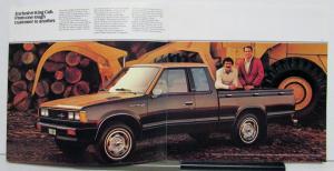 1982 Datsun Trucks King Cab Long Bed Lil Hustler Specifications Sales Brochure