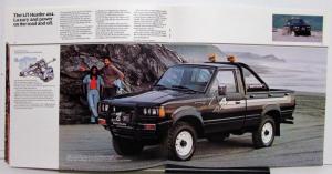 1982 Datsun Trucks King Cab Long Bed Lil Hustler Specifications Sales Brochure