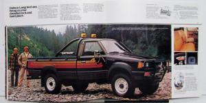 1982 Datsun Trucks King Cab Long Bed Lil Hustler Specifications Sales Brochure