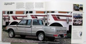 1982 Datsun Trucks King Cab Long Bed Lil Hustler Specifications Sales Brochure