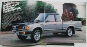 1981 Datsun Trucks King Cab Long Bed Lil Hustler Specifications Sales Brochure