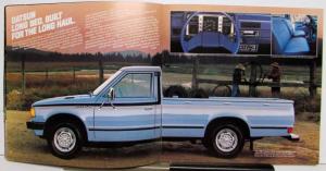 1981 Datsun Trucks King Cab Long Bed Lil Hustler Specifications Sales Brochure